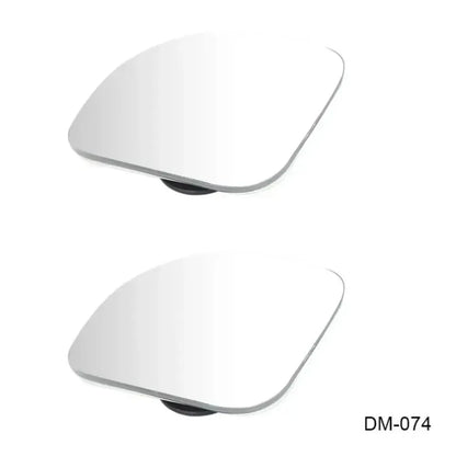 2pcs Car Mirror Wide Angle Car Blind Spot Mirrors 360° Adjustable Auxiliary Rearview Mirrors HD Frameless Small Round Mirror