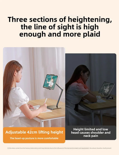 Tablet Stand For Ipad, Adjustable Tablet Holder, For Compatible 4-13in Ipad,surface, Kindle,tablets,portable Monitors And More