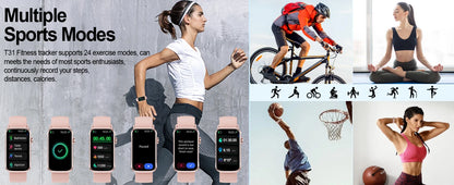 vernee Multifunction Smart Watch Men Women Smartwatches Fitness Bracelet Sleep Monitor Waterproof T31 Smartwatch