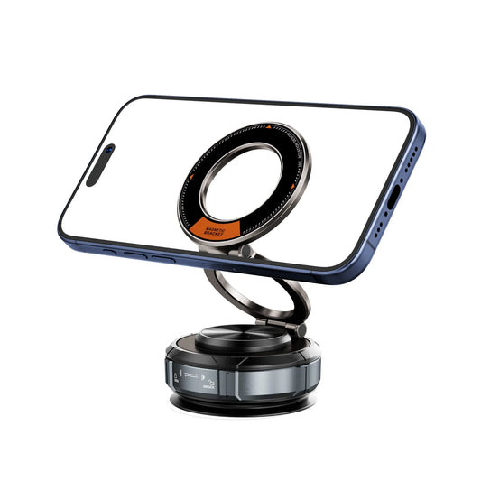 Magnetic Car Phone Holder Mount Vacuum, 360-degree Rotating for Iphone 15 14 13 12 Pro Max Phone Holders & Stands