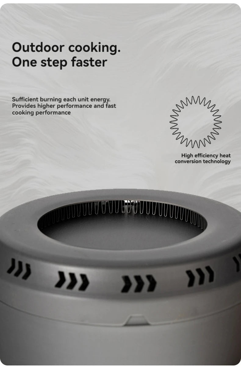 ALOCS Camping Cookware Set Outdoor Stove Kettle Frying Pan Picnic Equipment Complete Set of Portable Kitchen Gear for Hiking