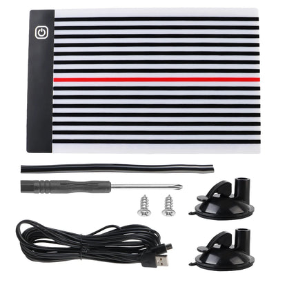 Car Dent Removal Tools LED Light Line Board Tools Car Accessories Auto Paintless Dent Wire Board Reflectors Lamp Repair