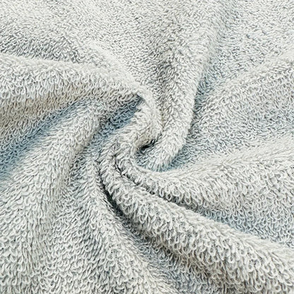 Towel Set 100%Cotton Terry Cloth Face+Bath+Hand Towels for Home Hotel Bath Room Adult Kids, 70*140cm Grey White Beach Towel