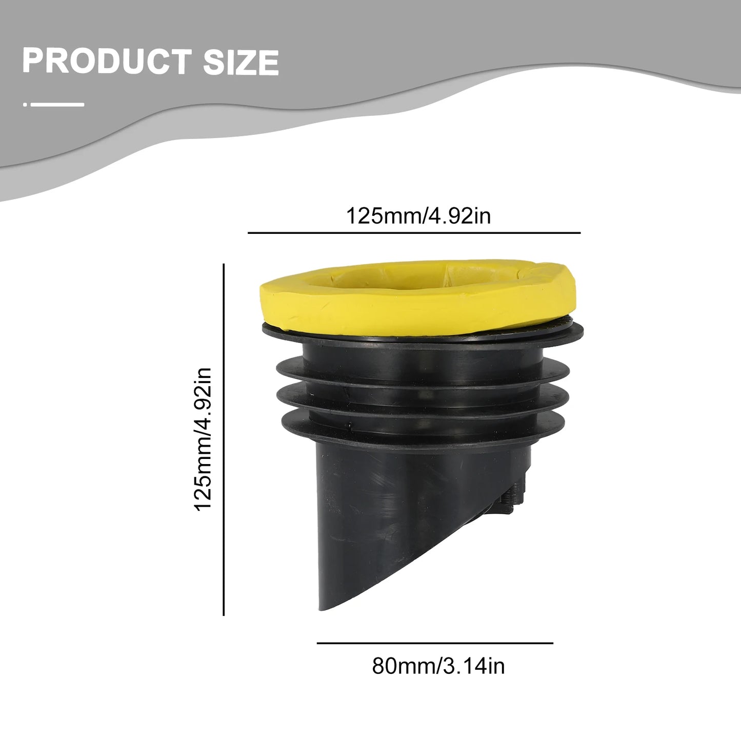 Toilet Flange Flange Check Valve Toilet Accessories Wax Ring With Backflow Anti-backflow Perfect Seal For Toilet Hone Supplies