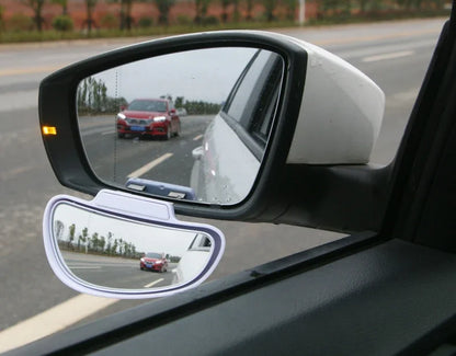 1PC Car Mirror 360 Degree Adjustable Wide Angle Side Rear Mirrors blind spot Snap way for parking Auxiliary rear view mirror ﻿