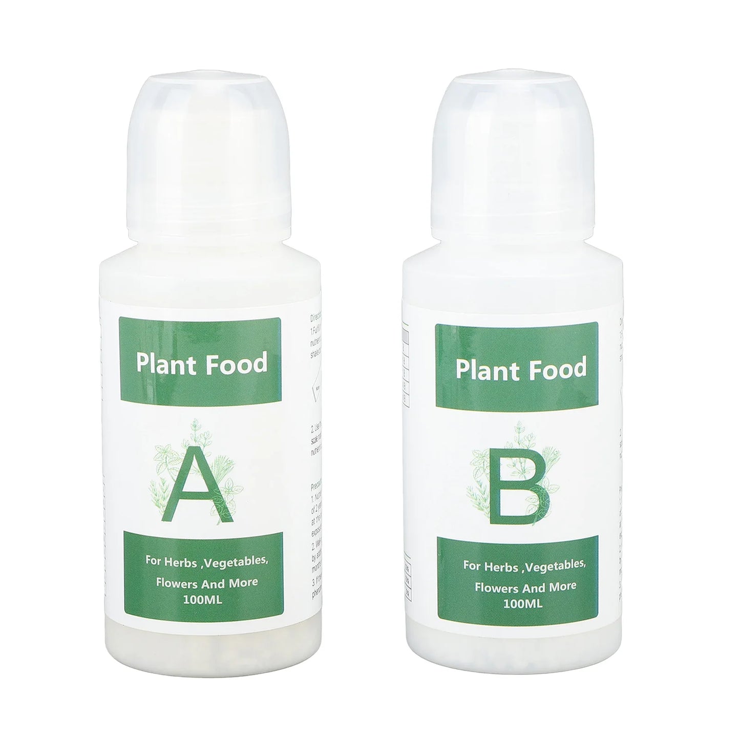 Plant Growing Nutrient 3 Set Hydroponic Plant Food Plant Growing Hydroponic Nutrients Indoor Plant Food for Vegetables Fruit