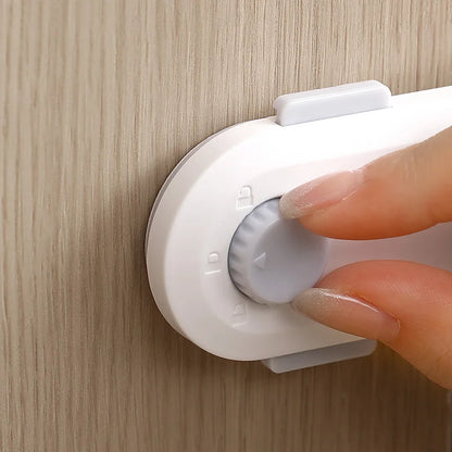 FaSoLa Adhesive Straps Locks Baby Proofing Cabinet Latches for Drawers Fridge Door Oven Window No Drilling Safety Lock