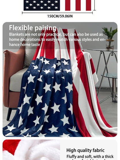 Bed blankets - Warm and plush throw for sofas, sofas, cars, and travel - machine-washed English style blankets