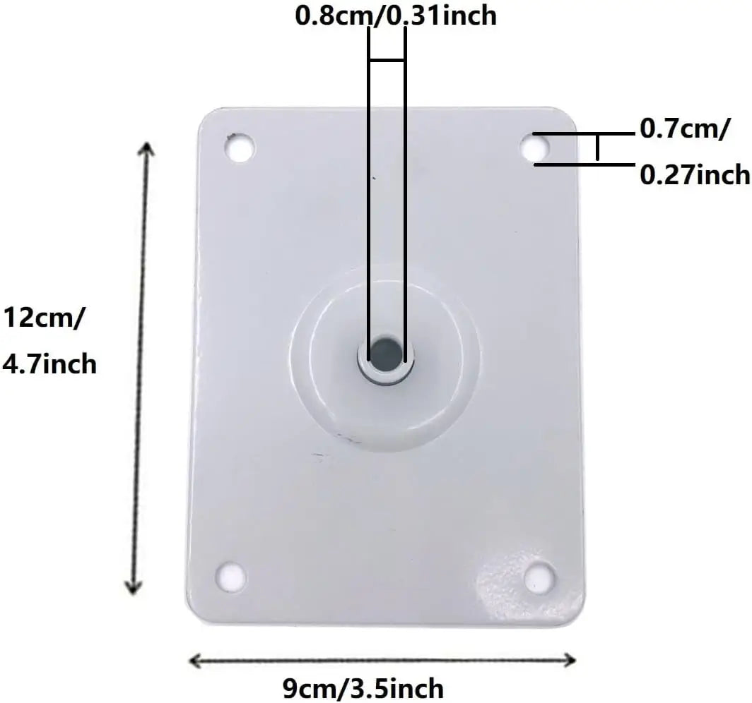 Electronic Mounting Stand Accessories 8mm Mounting Hole Plate for Electronic Controller Multi-Pad Drum Pads