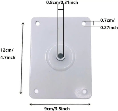 Electronic Mounting Stand Accessories 8mm Mounting Hole Plate for Electronic Controller Multi-Pad Drum Pads