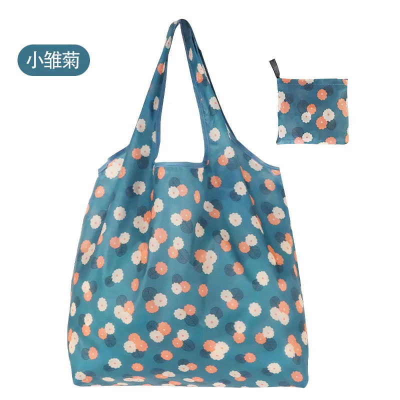 reusable bag Bag Large Foldable Shopping Bag Reusable Grocery Bag Tear-Proof Nylon Bag Suitable For Grocery Recycling Gift