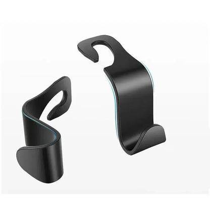 2pcs Headrest Mount Storage Car Seat Back Hooks Hangers Universal Hooks