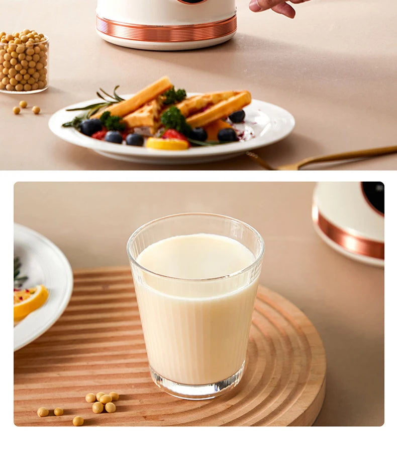 1500ML Soy Milk Machine Electric Juicer Blender Mixer Nut Milky Maker Wall Breaking Machine 10-leaf Blade Breakfast Machine