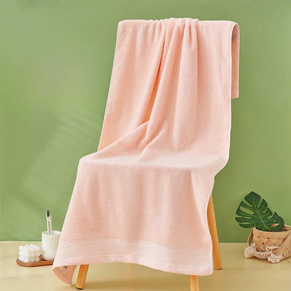 Bath Towel Pure Cotton Household Bath Towel Absorbent Cotton Bath Towel Hotel Gift Large Towel Towels Bathroom  Beach Towel