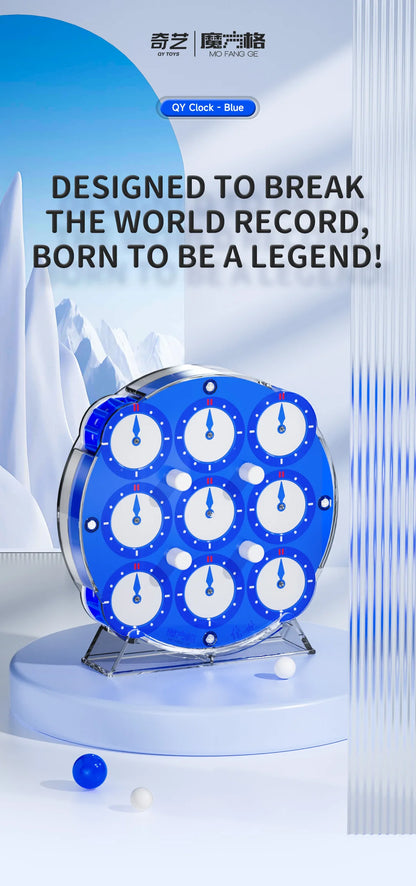 QiYi Speed cube Magic Clock Magnetic Clock Shengshou Magnetic Magic Clock Sengso Clock Profissional Magic Clock Cube toys