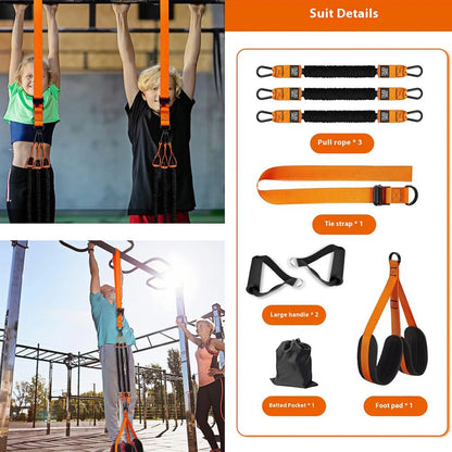Pull Up Assistance Bands Set Resistance Strap for Pull-ups Assist for Men Women Hanging Training Chin-up Workout Body Stretching
