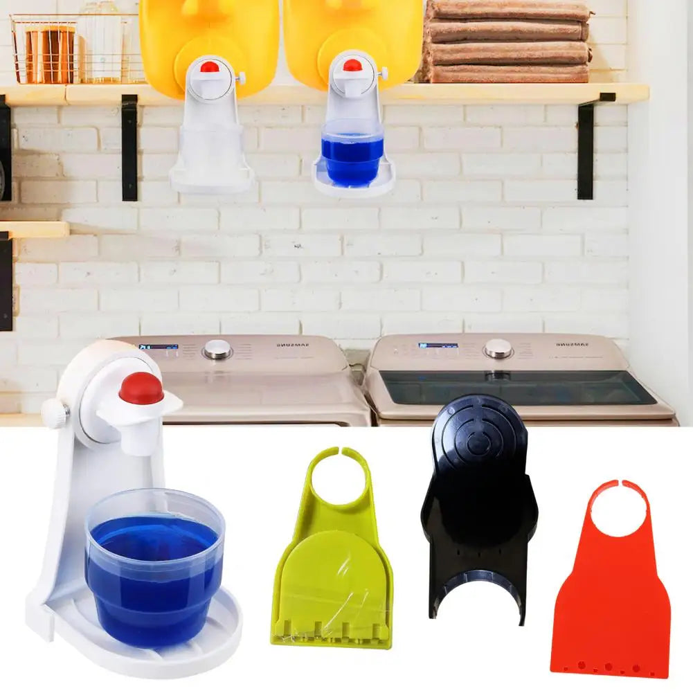 2 Pcs Laundry Detergent Cup Holder Anti-drip Cup Holder Universal Laundry Detergent Drip Catcher Detergent Dispenser