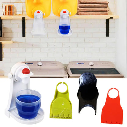 2 Pcs Laundry Detergent Cup Holder Anti-drip Cup Holder Universal Laundry Detergent Drip Catcher Detergent Dispenser