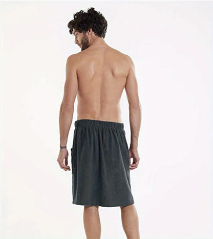 Bath Towels Beach Towels Men's Wearable Bath Towels Bathroom Shower Room Bathrobes with Pockets