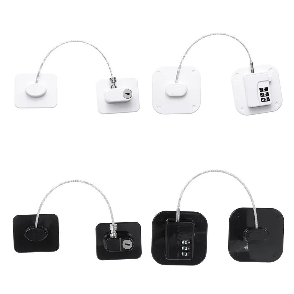 Infant Window Baby Safety Sliding Closet Cabinet Locks Refrigerator Lock With Metal Key or Coded Lock Digital Password