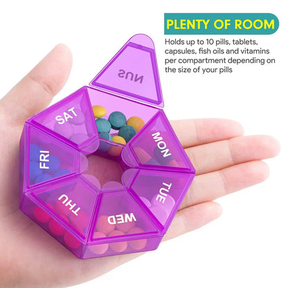 Folding Pill Case Medicine Drug Pills organizer storage Boxs Portable pharmacy Capsule Tablet Container Empty pillbox Cases