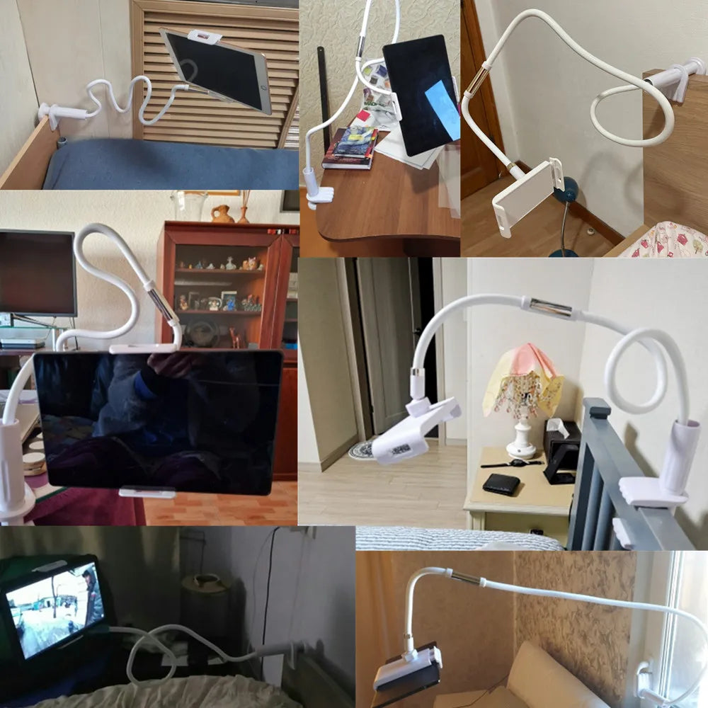 Desktop Phone Tablet Stands 130cm Tablet Holder Adjustable Mount For Tablet 4.0 To 11 inch Bed Tablet PC Stand Metal Support