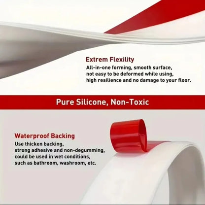 1pc Door Draft Stoppers For Bottom Of Door, Adjustable Self-Adhesive Sound-Proof Door Bottom Seal Strip