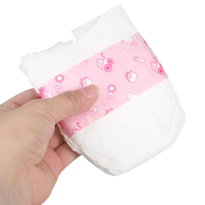 5pcs 18x12cm Reusable Diapers For Baby Dolls Kids Pretend Play Toy Baby Diapers Supplies Suitable For 30cm Dolls
