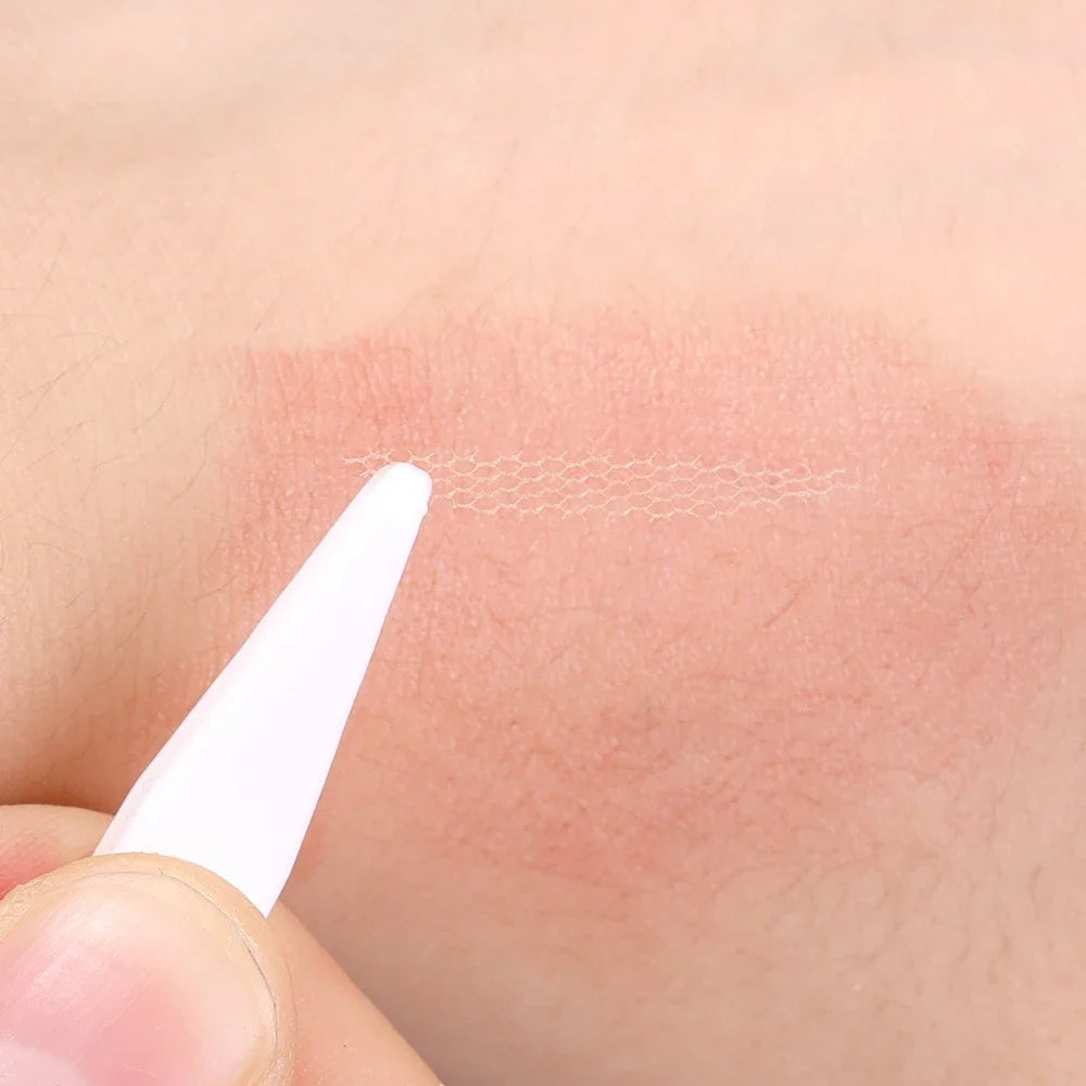 360Pcs Natural Eyelid Tape Sticker Invisible Double Fold Eyelid Lace Paste Clear Beige Stripe Self-adhesive Eye Tape Makeup Tool