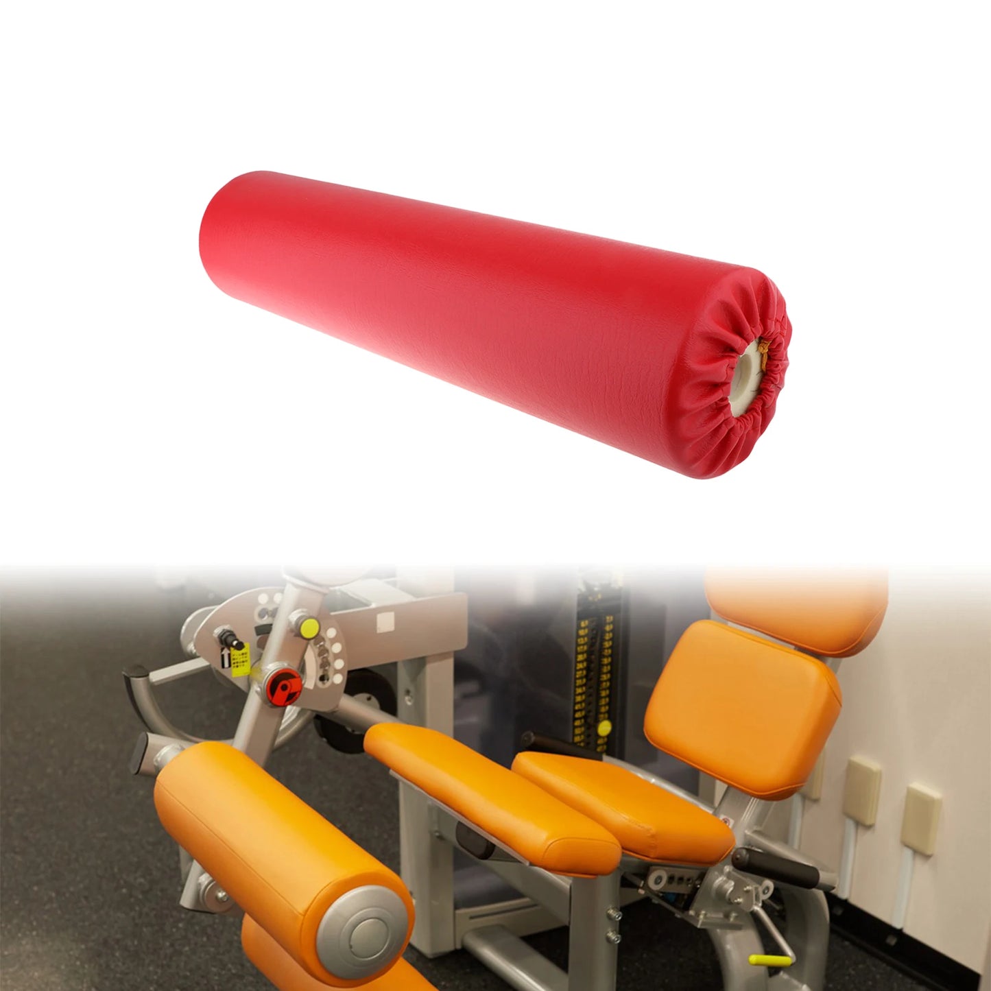 1 Piece Foam Foot Pad Roller 50cmx12cm Round Sponge Foam Tube Sleeve for Indoor Home Gym Exercise Machine Exercise Equipment