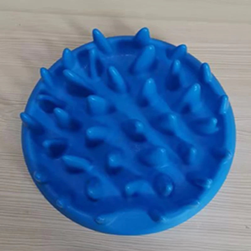 Pets Dog Cats Feeder Bowls Catch Interactive Hard Silicone Cat Kitten Slow Food Feed Non Slip Anti Gulping Feeder Bowl Supplies