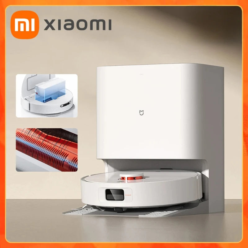 XIAOMI MIJIA H40 Self Robot Vacuum Cleaners Mop CN 6000PA Cyclone Suction Smart Home Sweeping High Speed Rotary Scrubbing