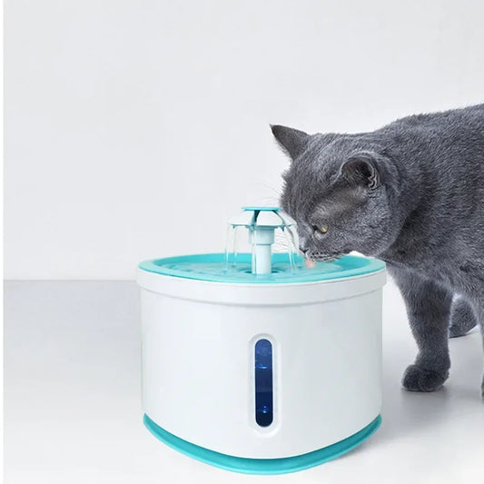 2L pet dog automatic electric USB silent water dispenser Cat heart-shaped fountain water dispenser
