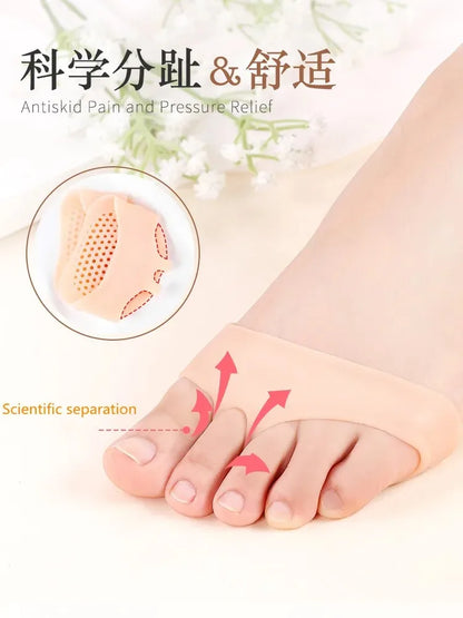 Silicone Forefoot Pads for Women High Heel Pain Relieve Inserts Breathable Foot Care Pads Half Shoe Insole Cushion Accessories