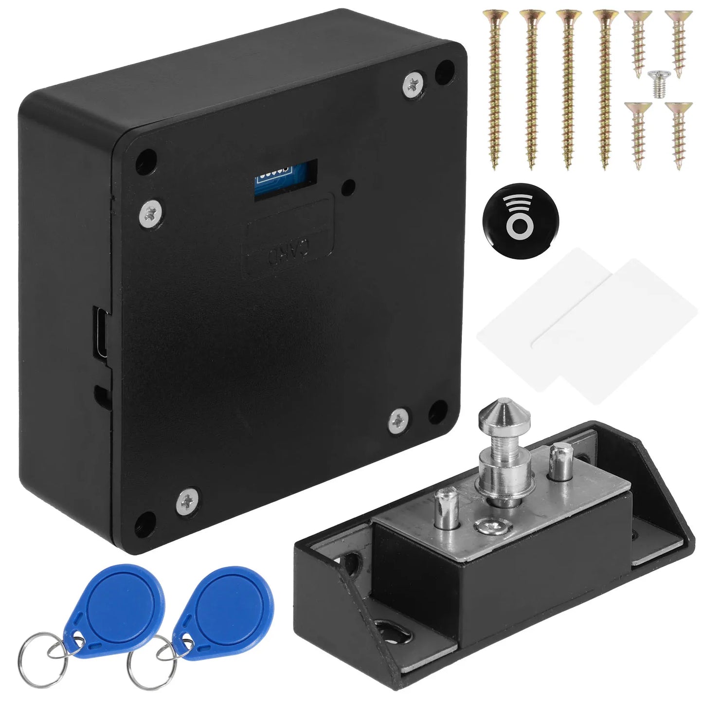 Hidden Electronic Cabinet Lock Programmable DIY Rfid Security File Drawers Knit Protecting Privacy and Security Battery Operated