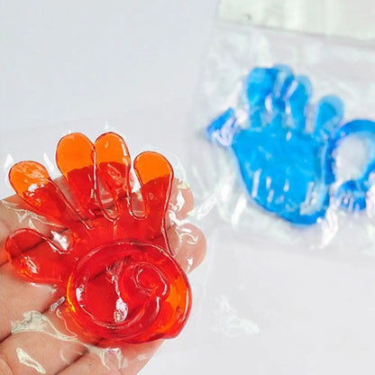 Novelty Kids Sticky Palm Toys Puzzle Climbing Wall Palm Decompression Sticky Hand Toys Elastically Stretchable Sticky Palm