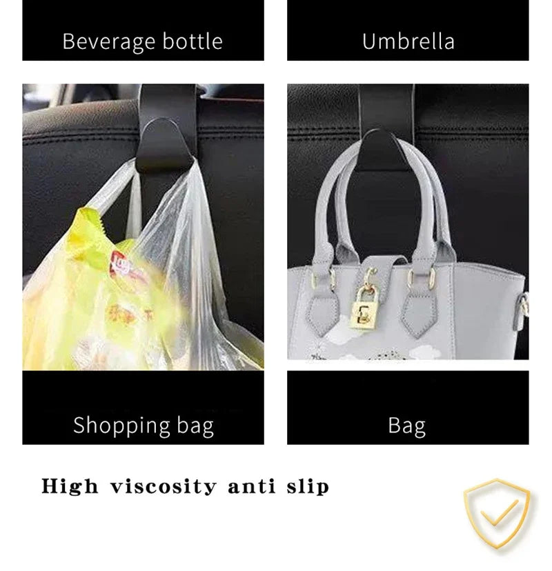 Car Seat Back Hook Universal Headrest Hook Car Accessories Interior Organizer Hanger Holder Storage For Car Bag Handbag Purse