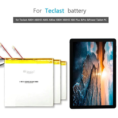 Tablet Battery NEW A80H A80HD A80S(3line) For Teclast A80H A80HD A80S A80se X80H X80HD X80 Plus &Pro &Power Tablet PC