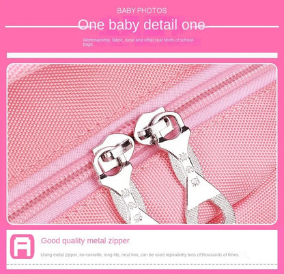 Children School backpack for Girls Cute Cat School Students Backpack For Kids Wheeled Backpack Bag Trolley School Bags On Wheels