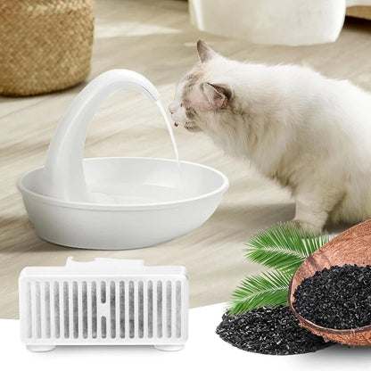 T-Shaped Filters Replacement Pet Water Fountain Filter Refill For Pioneer Mini Vortex And Swan Pet Drinking Fountain