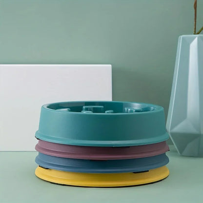 Non-slip slow Feeder Pet Bowl prevents choking and promotes healthy eat habits for Dogs and Cats Dog food bowls Pet rice bowls