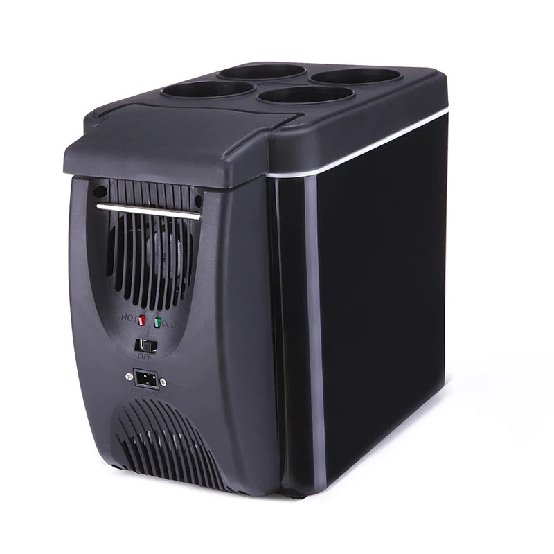 6L 12V Electric Car Refrigerator Mini Freezer Car Freezer Cooler and Warmer Electric Fridge Portable Icebox Travel Refrigerator