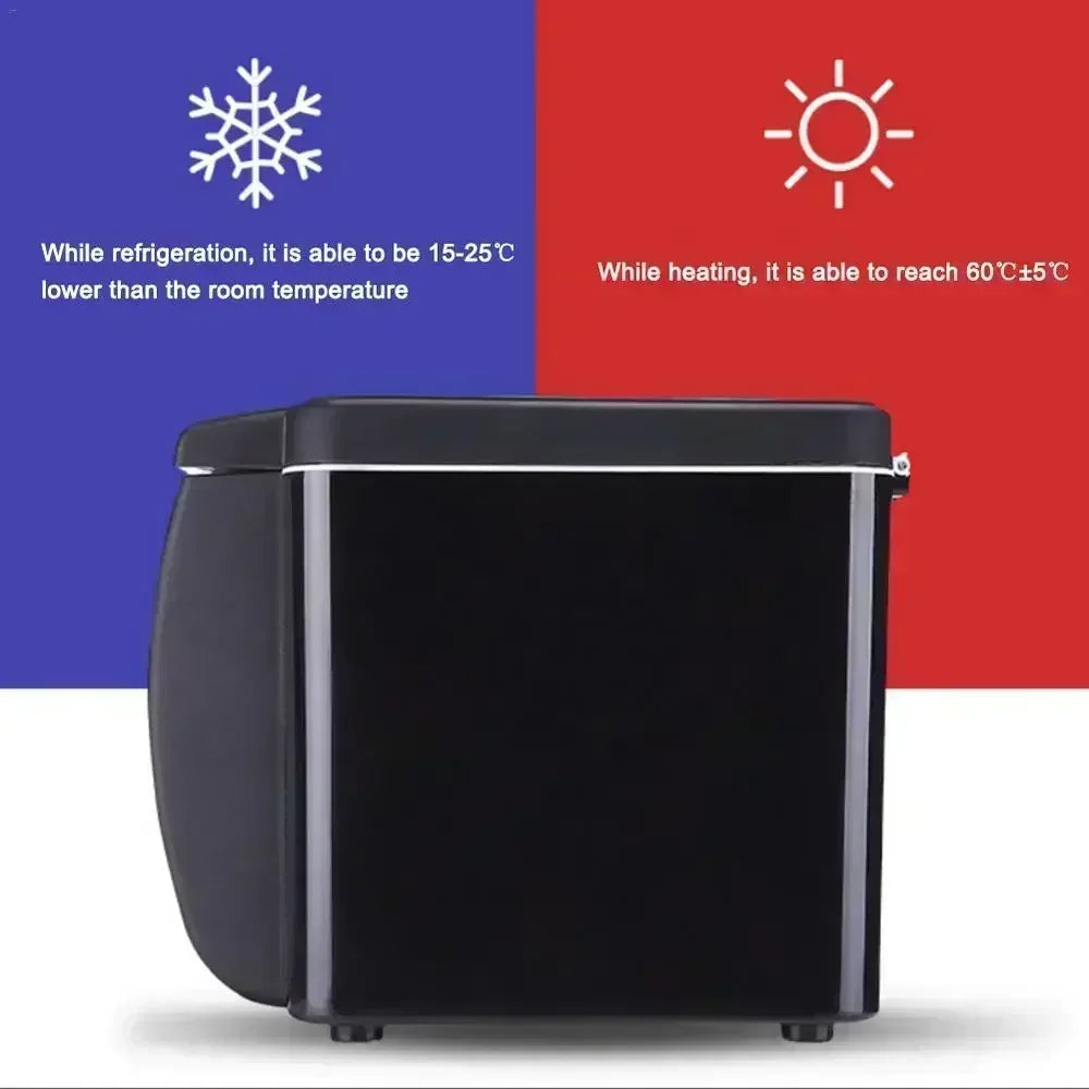 New 6L Portable Compact Mini Fridge 12V Car Refrigerator Freezer for Camping Traveling Electric Cool Box Summer Outdoor Fridge