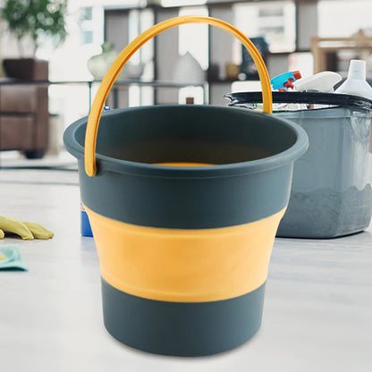 5/10L Travel Bucket Car Wash Water Storage Container Bathroom Kitchen Camp Bucket Lightweight Environmentally Outdoor Tool