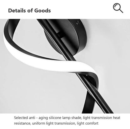 Modern LED Wall Lamp Black Gold Decorative Lighting Living Room Corridor Indoor Fixtures  Minimalist