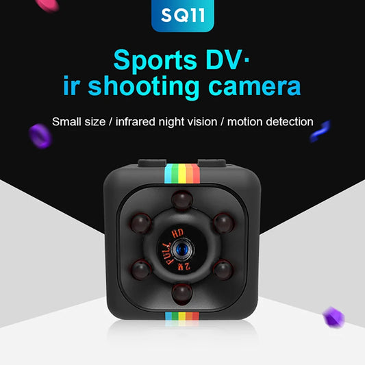 Sq11 Camera Outdoor Sports DV Camera HD Aerial Camera Matte Night Vision Card Direct Recording Camera