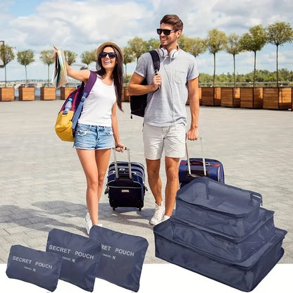 Travel Accessories Large Capacity Waterproof Luggage Clothes Storage Bag  6 Pcs/Set Travel Storage Bag Suitcase Organizer