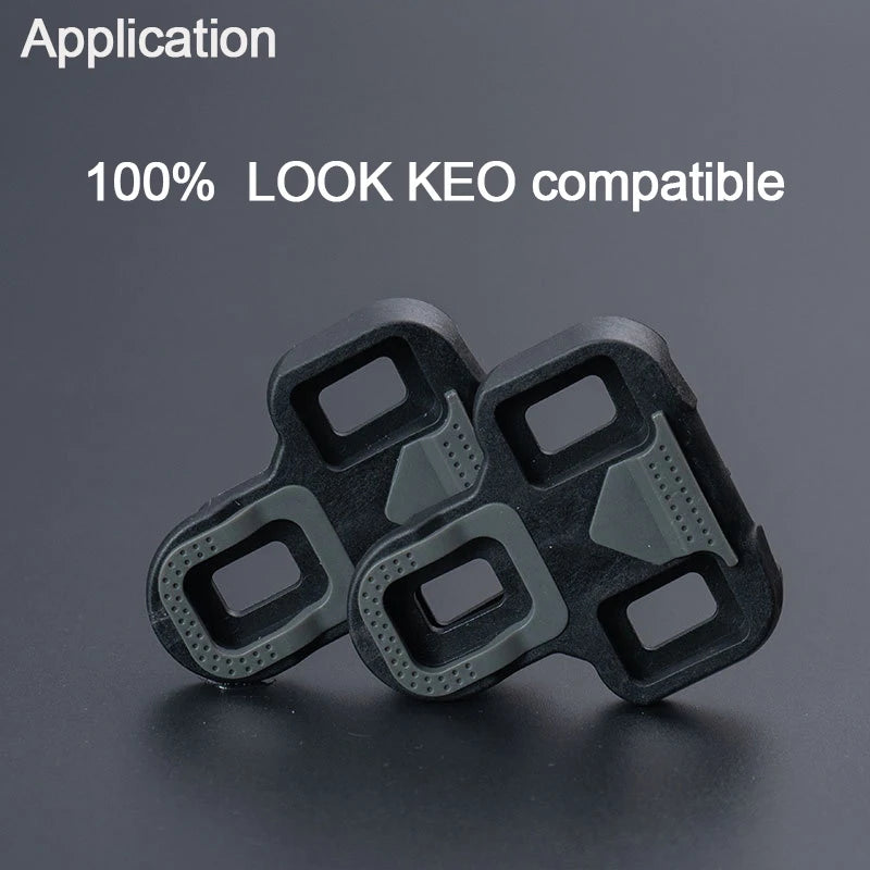 Road Bike Cleats Applicable LOOK KEO Pedal Cleat 4.5 Degree Self-lock Bicycle Pedal Cleat Cycling Shoe Cleats for LOOK KEO