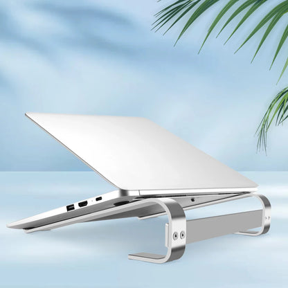 Desk Laptop Stand Aluminum Alloy Laptop Riser Ergonomic Ventilated Support Notebook Bracket for 10-18inch Laptop