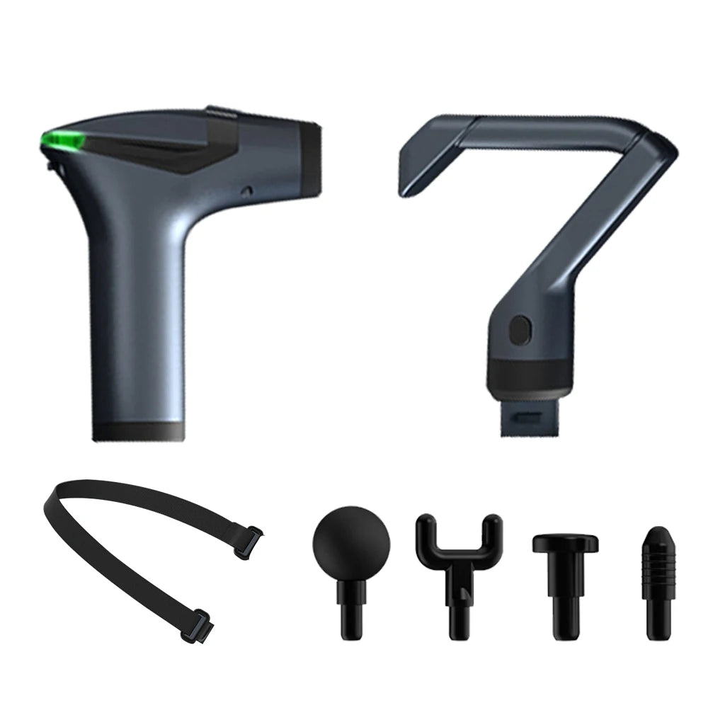 Muscle Massage Gun Portable Fascia Massage Gun High Frequency Body Back Legs Shoulder Waist Massager Professional Muscle Massage